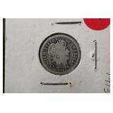 1913-P  Barber Silver Dime 90% Silver