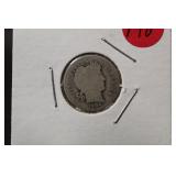 1906-P  Barber Silver Dime 90% Silver
