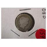 1908-D  Barber Silver Dime 90% Silver