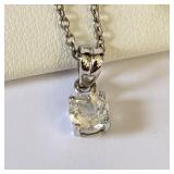 .925 Silver Chain and Pendant 16" Chain