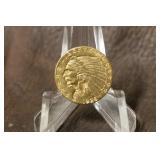1926 $2.5 Gold Indian Coin