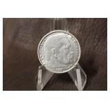1938B 3rd Reich Silver Nazi 2 Reichs Mark
