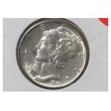 1943-D Mercury Silver Dime   Excellent!