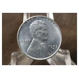 1943-D Uncirculated Lincoln Steel Cent