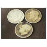Lot of 3 Silver Dimes