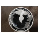 2011 1oz Pure Silver .999 Koala