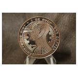 1oz .999 Copper Bitcoin Round