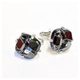 Sarah Coventry Hematite Cuff Links