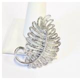 Leaf Goldtone Brooch