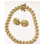 Vintage Trifari Necklace and Earrings