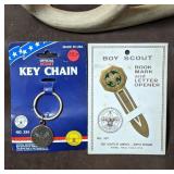 Boy Scouts Key Chain and Book Marks