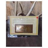 22kt Gold Commemorative Bank Note