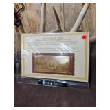 22kt Gold Commemorative Bank Note