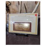 22kt Gold Commemorative Bank Note