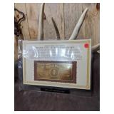 22kt Gold Commemorative Bank Note