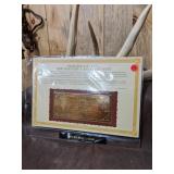 22kt Gold Commemorative Bank Note