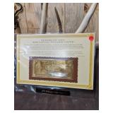 22kt Gold Commemorative Bank Note