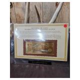 22kt Gold Commemorative Bank Note