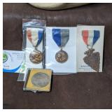 Lot of 4 Boy Scout Medals