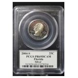 2004-S 90% Silver Florida State Quarter PCGS