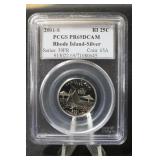 2001-S 90% Silver Rhode Island State Quarter PCGS