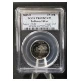 2002-S 90% Silver Indiana State Quarter PCGS