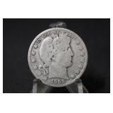 1909-S Barber Silver Half Dollar Better Date