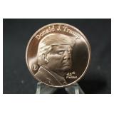 1oz .999 President Trump Copper Coin