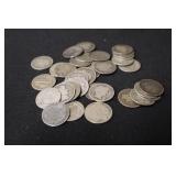 Lot of 34 Barber Silver Dimes Mixed Dates