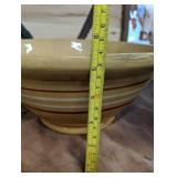 Yellow Ware Large Mixing Bowl