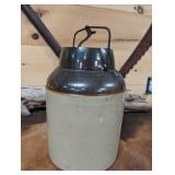 Vintage Apple Butter Stoneware Crock