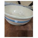 Small  Vintage Stoneware Mixing Bowl  USA