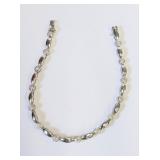 .925 Silver 8" Bracelet  7.7g   E