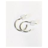 .5" Silver Hoops  C