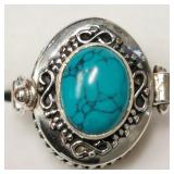 Silver Poison Ring ~Size 7