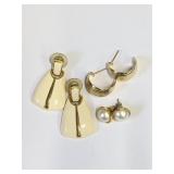 Lot of 3 Pair Earrings
