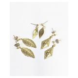 Three  Pair of Earrings