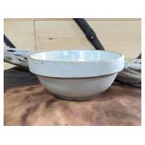 Antique Stoneware Porcelain Mixing  Bowl