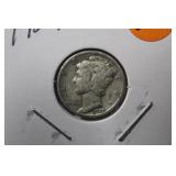 1927 Silver Mercury dime