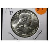 1963-D Silver Franklin Half Dollar