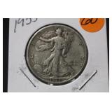 1935 Walking Liberty Silver Half Dollar