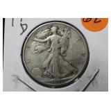 1936-D Walking Liberty Silver Half Dollar