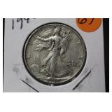 1940 Walking Liberty Silver Half Dollar