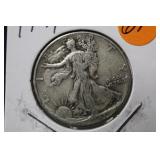 1941 Walking Liberty Silver Half Dollar