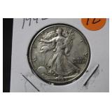 1942 Walking Liberty Silver Half Dollar