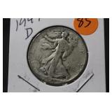 1947-D Walking Liberty Silver Half Dollar