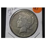 1922-S U.S. Silver Peace Dollar