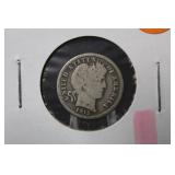 1912-S Barber Silver Dime