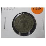 1883 Shield Nickel Better Date