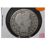 1908-O Barber Silver Half Dollar